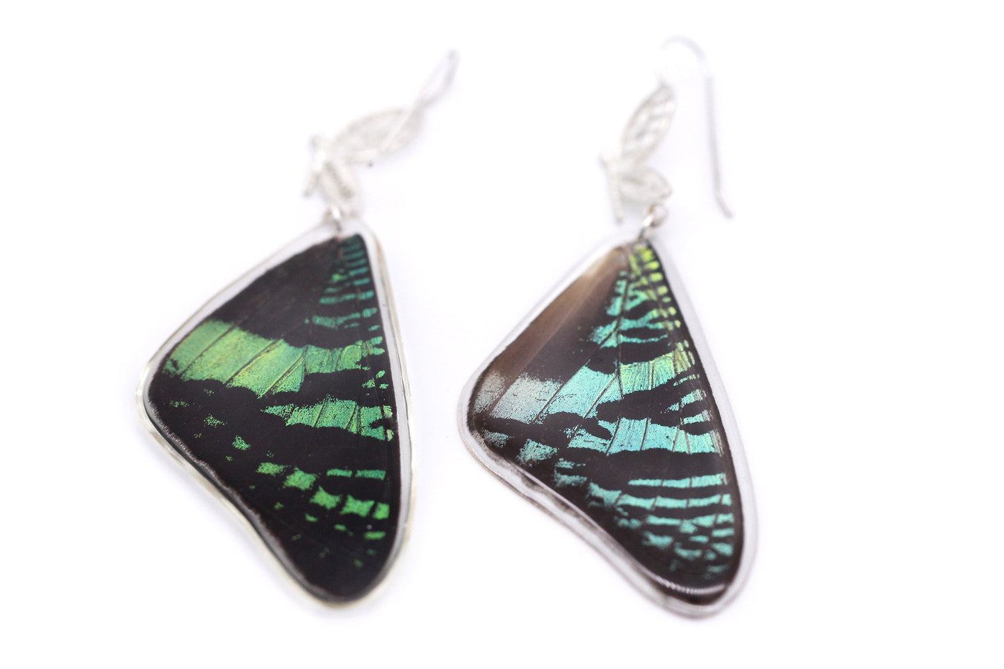 Green Sunset - Filigree Earrings