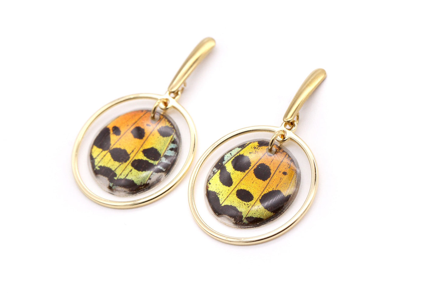 Rainbow Sunset - Dangling Earrings