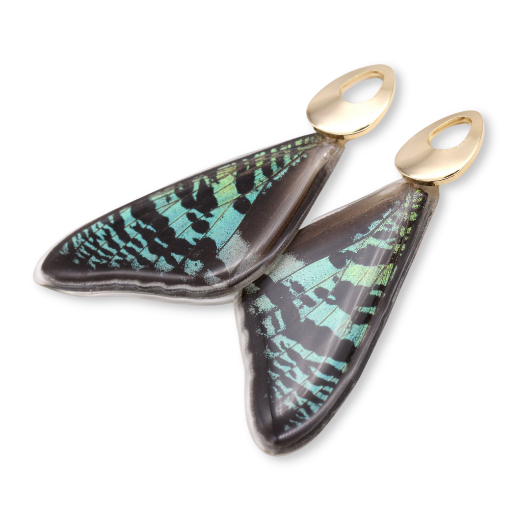 Sunset Butterfly - Teardrop Post