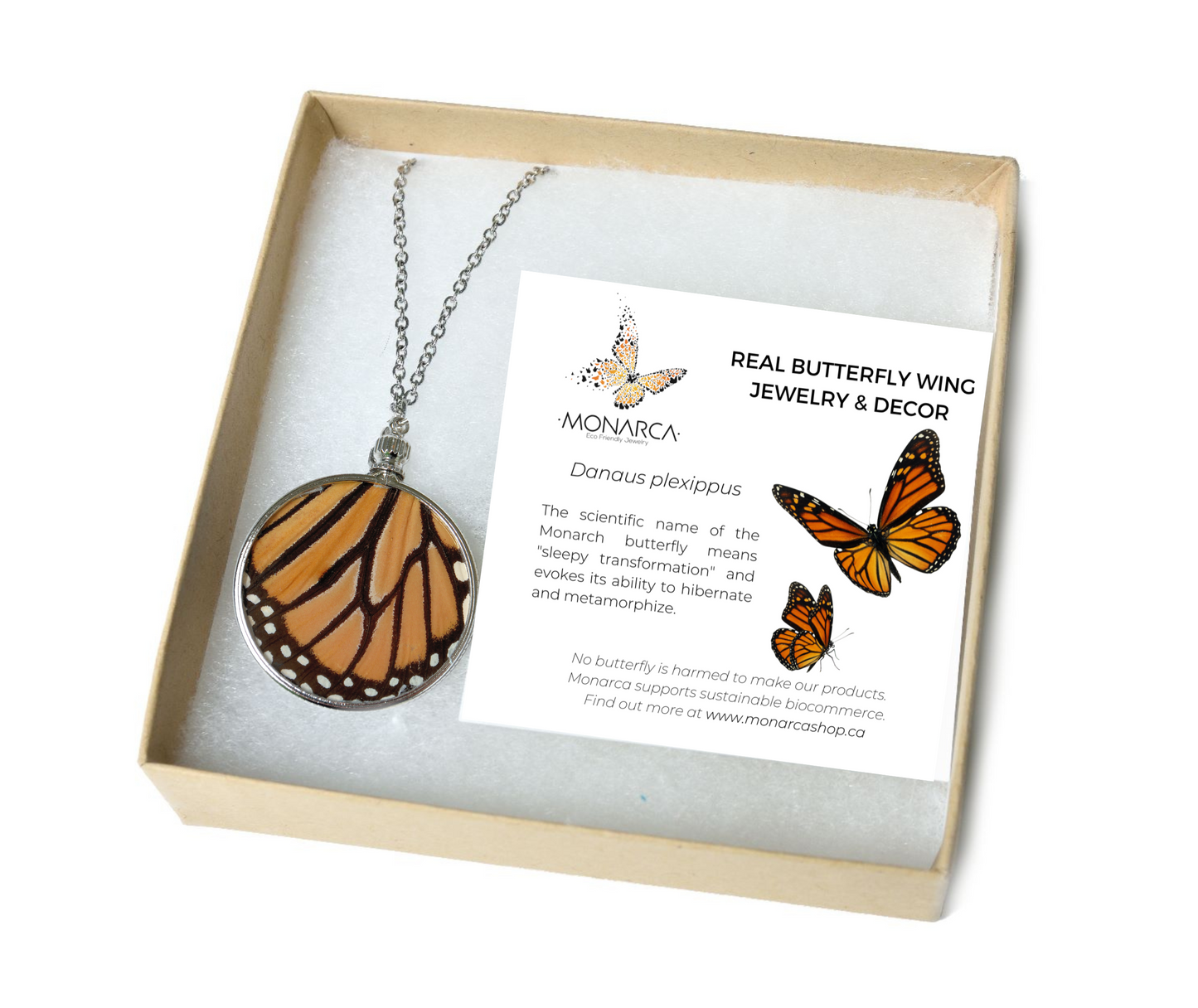 Monarch Butterfly Pendant