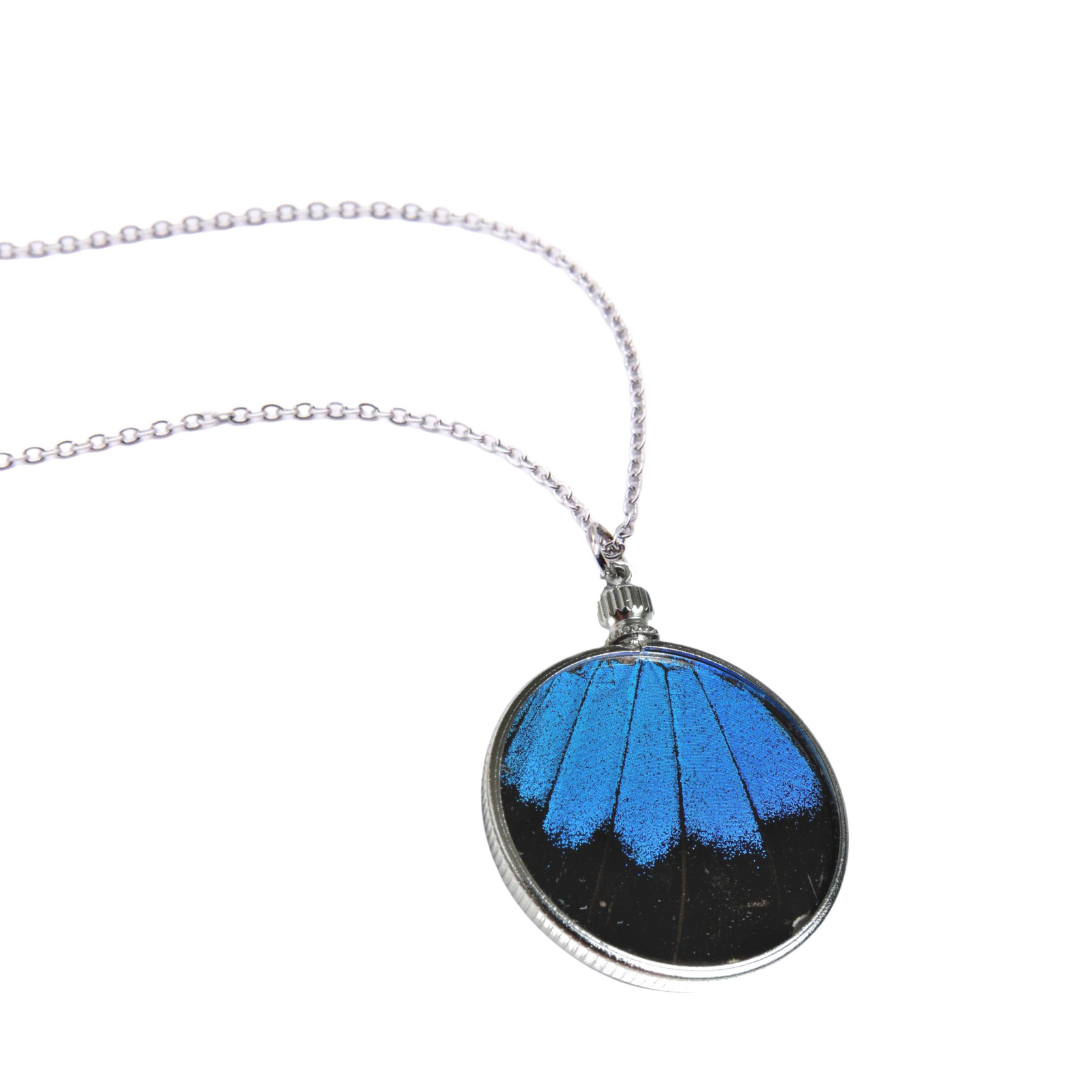 Blue Mountain Butterfly Pendant
