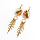 Blue Morpho - Blue Dangling Earrings