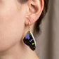 Purple Wing Earrings