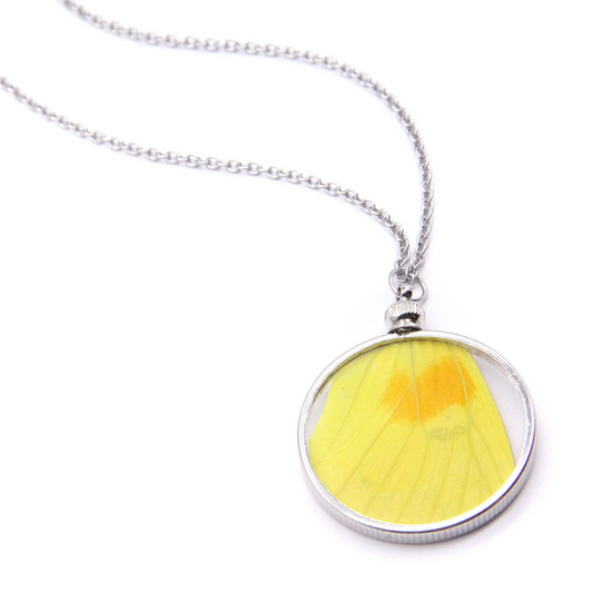 Double Sided Yellow Pendant