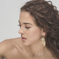 Monarca Jewelry Real butterfly whole wing earrings neutral colors with silver color post. Hypoallergenic, nickel free.