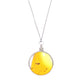 Double Sided Yellow Pendant