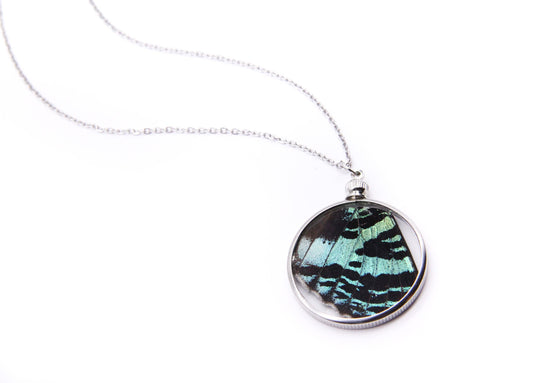Double Sided Green Sunset Pendant